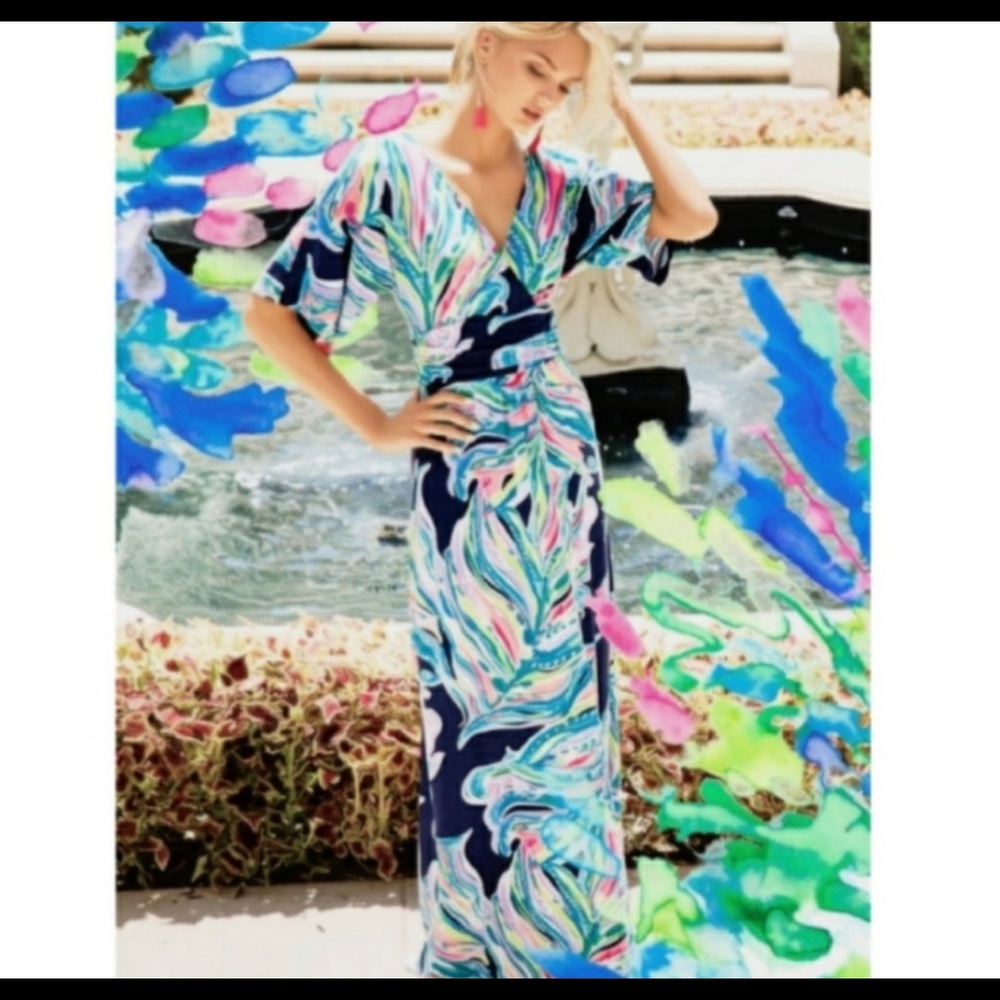Lilly Pulitzer Parigi Maxi - Don’t Leave Me Hanging - New with tags!